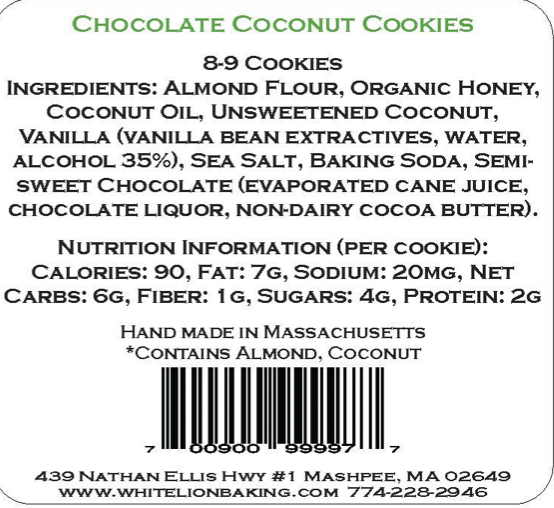 Chocolate Coconut Cookies