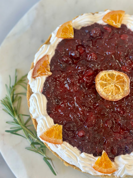 Vegan Cheesecakes: Lemon Cranberry