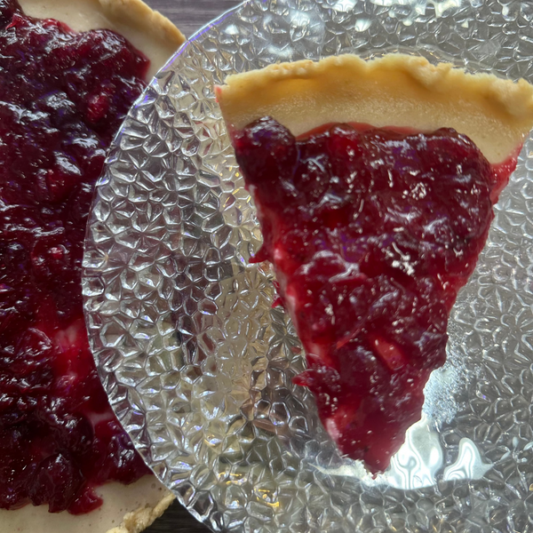 Vegan Cheesecakes: Lemon Cranberry