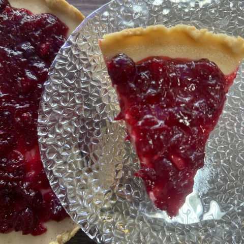Vegan Cheesecakes: Lemon Cranberry