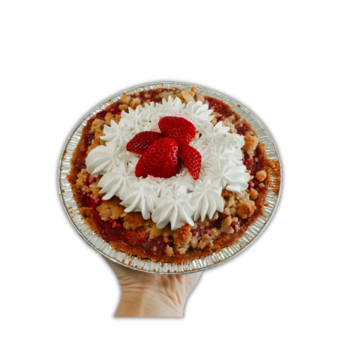 Vegan Strawberry Rhubarb Pie