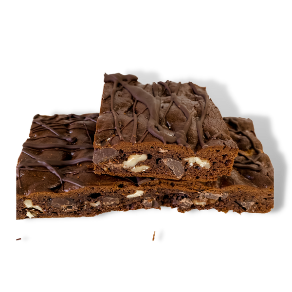 White Chocolate Mint or Chocolate Chunk Walnut Brownies