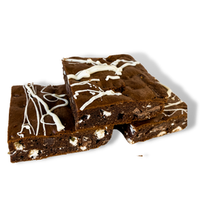 White Chocolate Mint or Chocolate Chunk Walnut Brownies