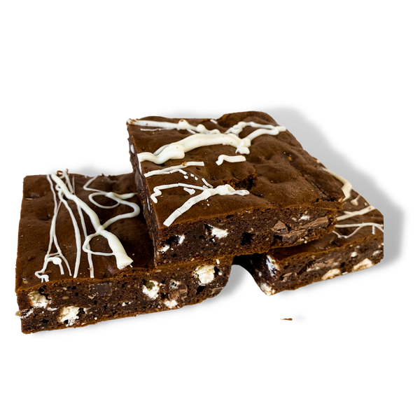 White Chocolate Mint or Chocolate Chunk Walnut Brownies