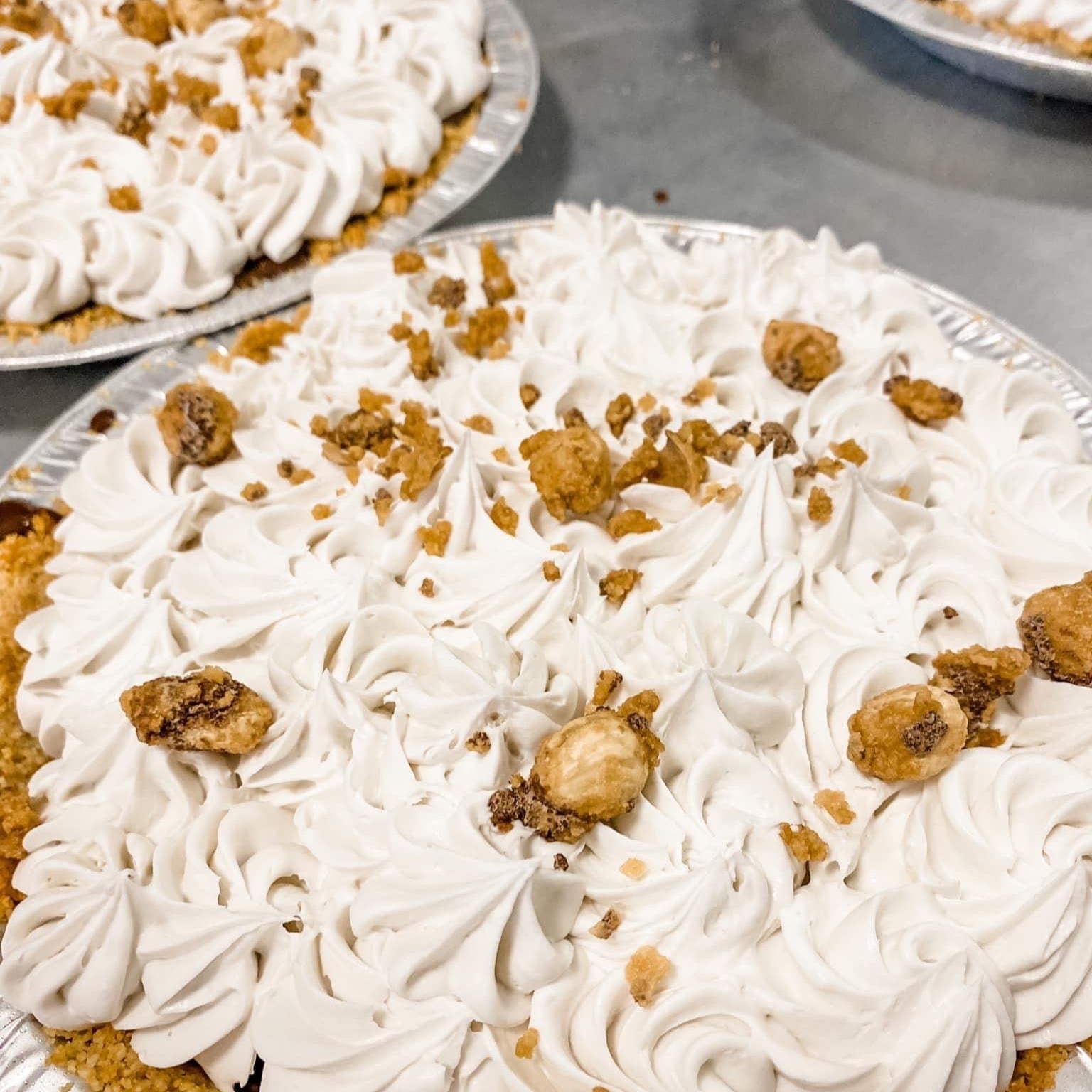 Chocolate Hazelnut Mousse Pie