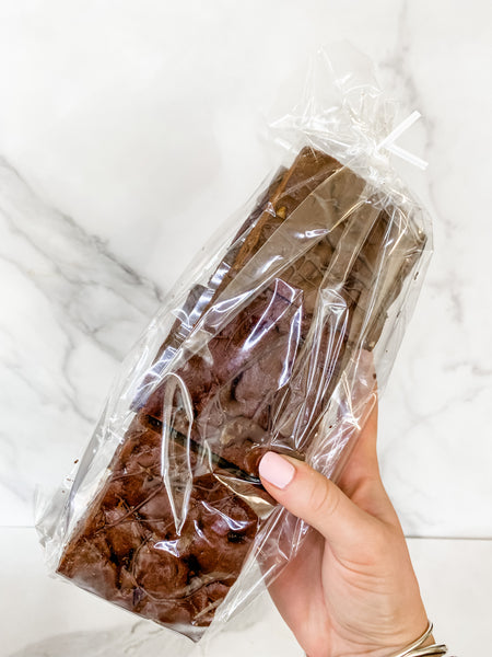 White Chocolate Mint or Chocolate Chunk Walnut Brownies